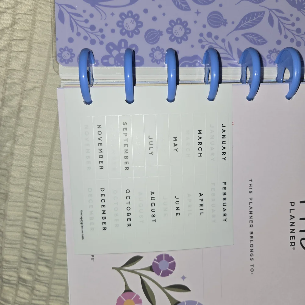 The Happy Planner Butterfly Design with Purple and Pink Accents - Picture 8 of 10